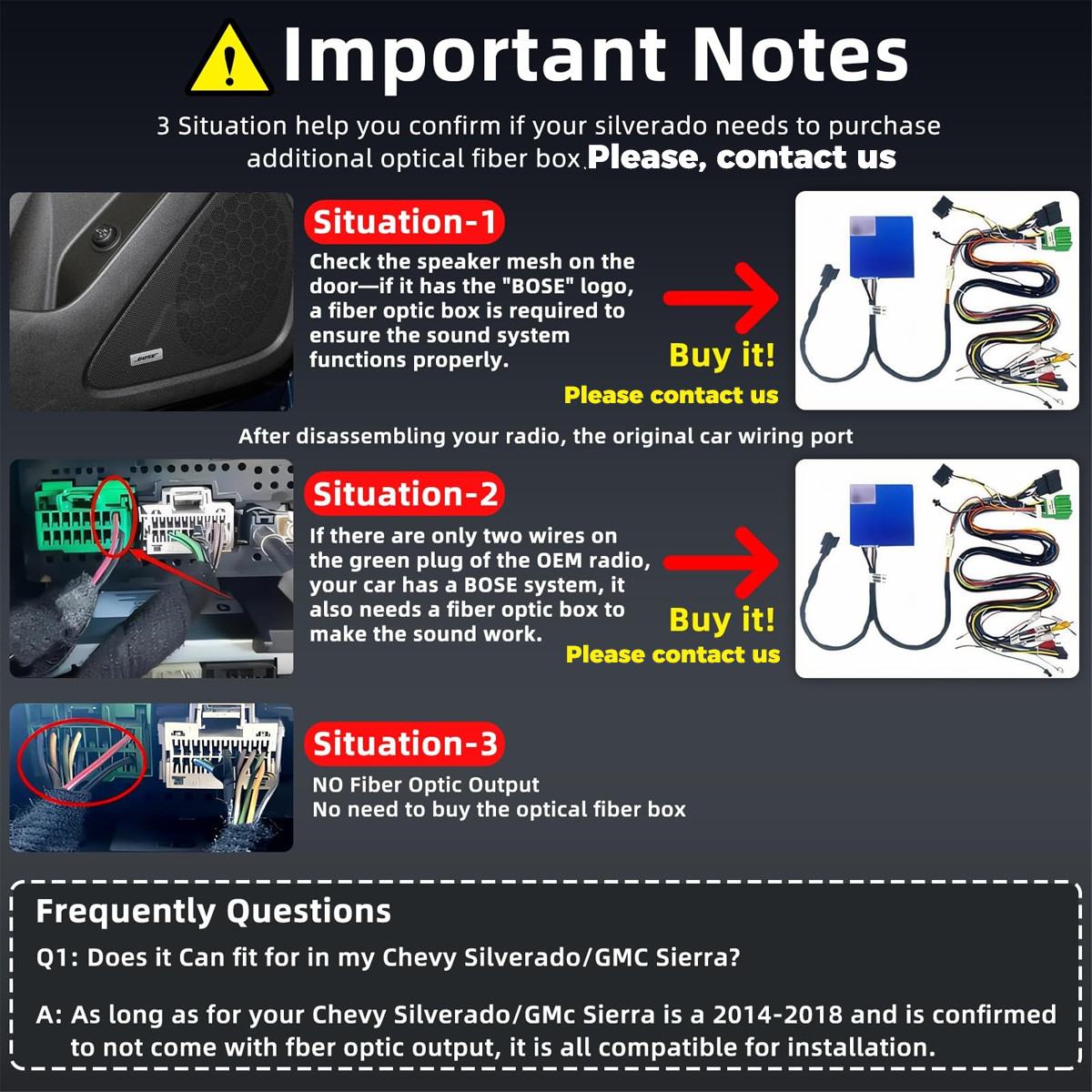 13.1'' 4+64G Android 13 Stereo Radio for Chevy Silverado 2014-18 w/Apple Carplay