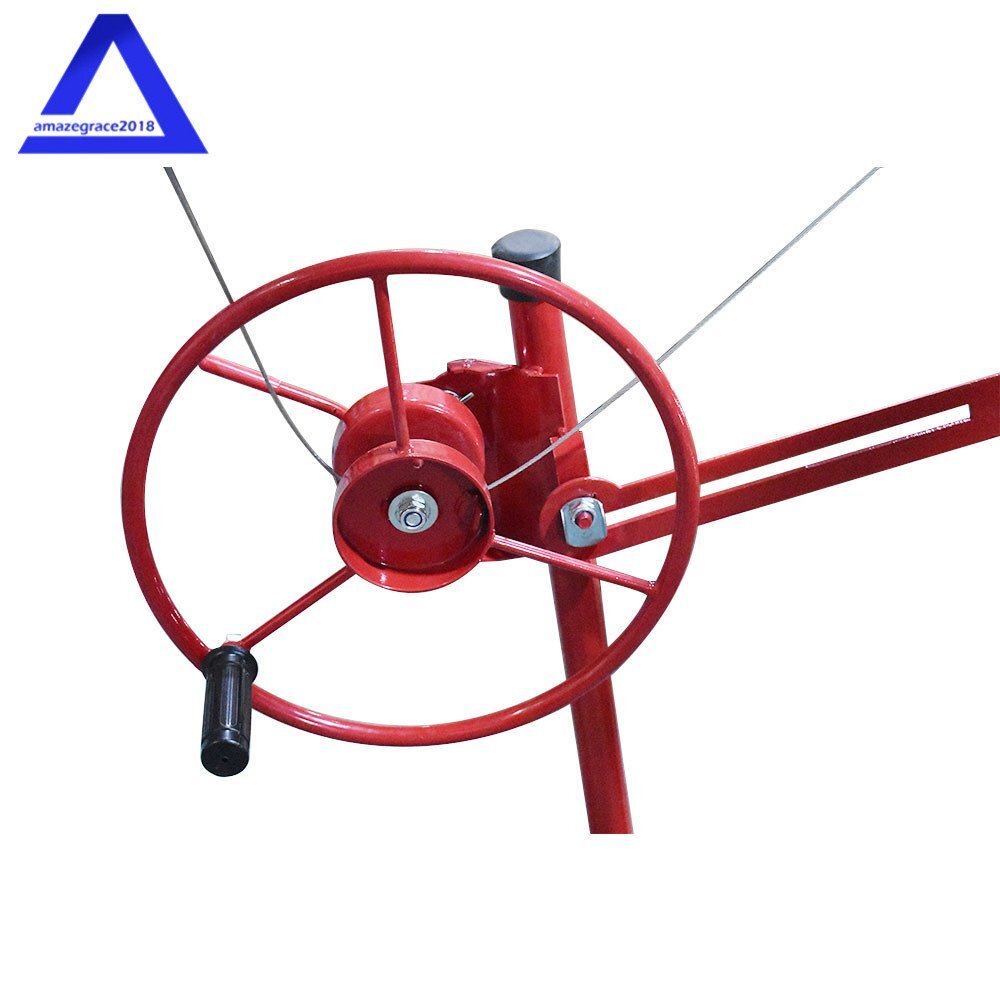 Drywall Lift 16FT Plasterboard Panel Sheetrock Hoist Lifter Carrier Safety Lock