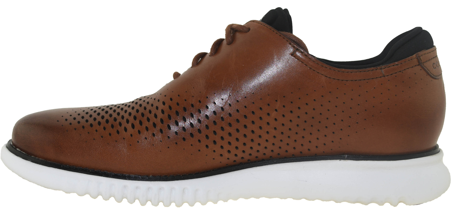 Cole Haan Men's 2.ZeroGrand Laser Wingtip Oxford Tan/Ivory Style C27879