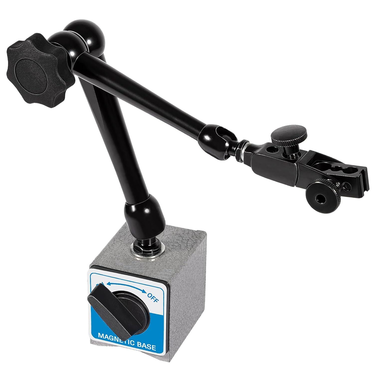 Regular Duty Dial Gage Holder DG61003 Mag Base w/Metal Fine Adjust for Noga