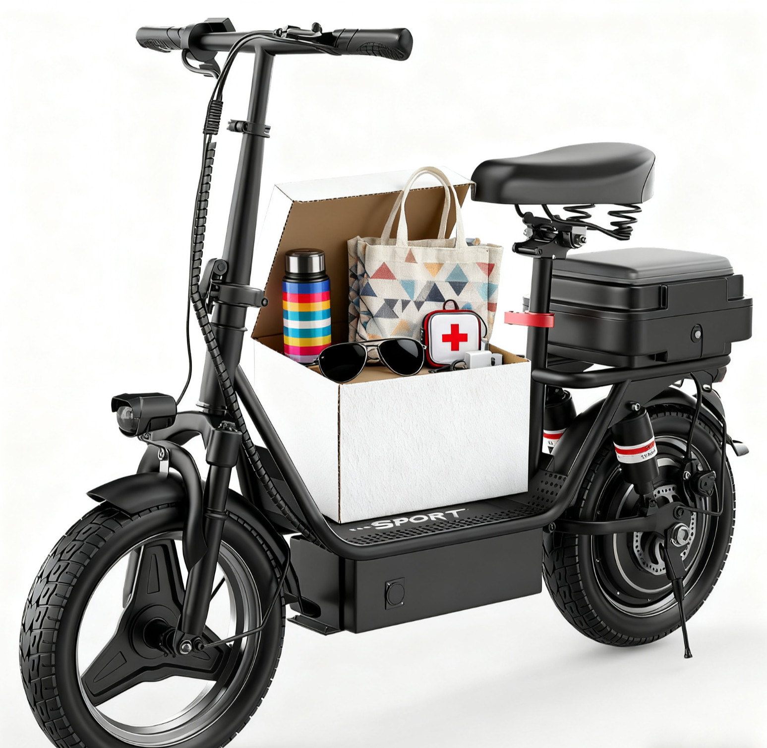 1500W Electric Scooter for Adults with Seat14"45 Miles & 30MPH Shock Absorbing