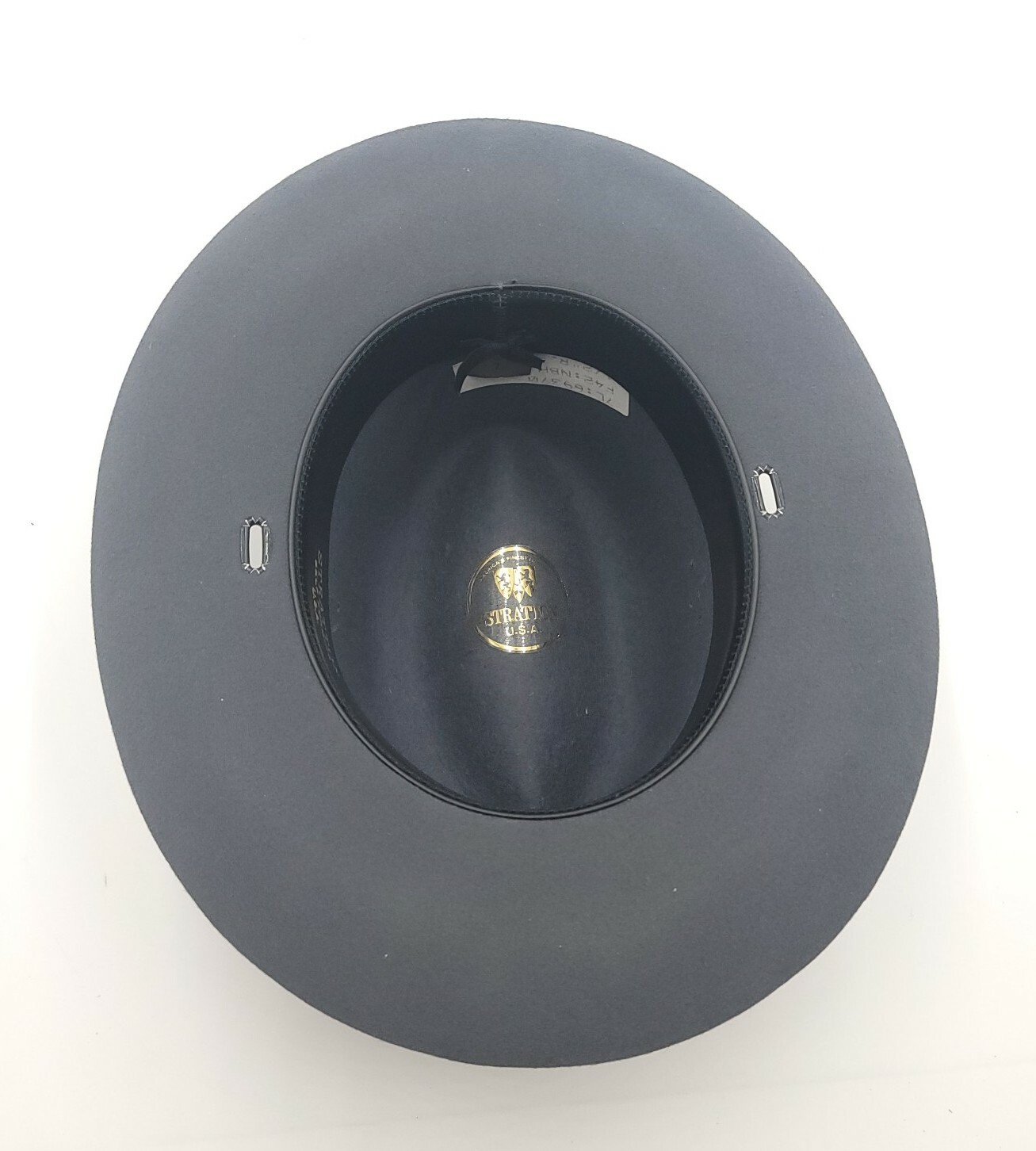 Stratton F42 Felt Self Forming Campaign Sheriff State Trooper Hat Sz 7-3/4 L.O.