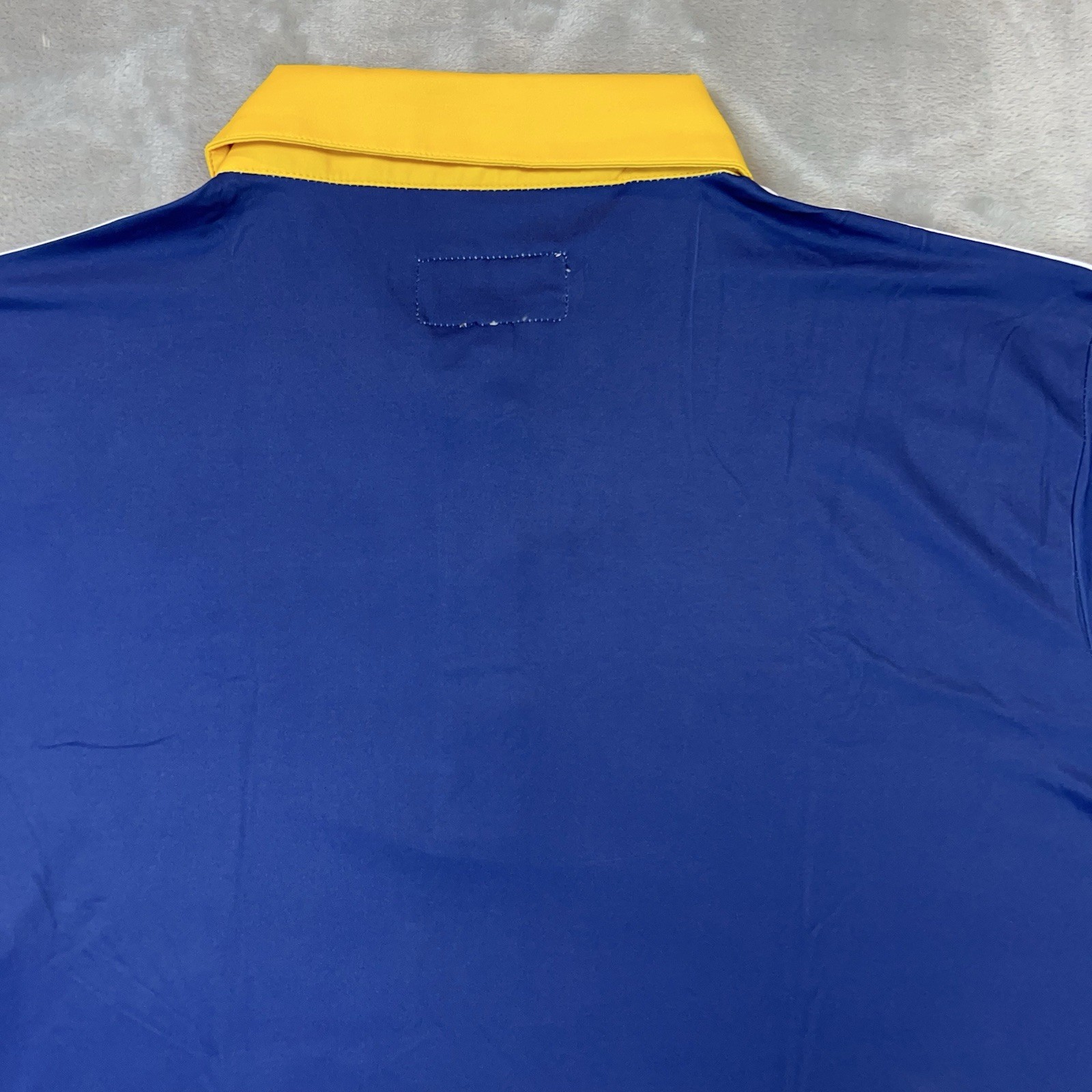 Tipsy Elves Men's XL Golf Polo Shirt Slice of Sunset Stripes