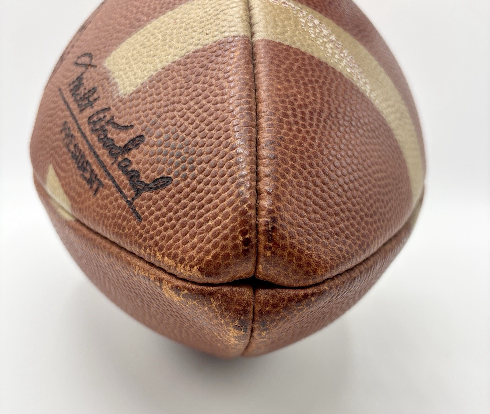 Spalding J5V American Football League Football - 1967 Buff Bills - JSA - Woodard