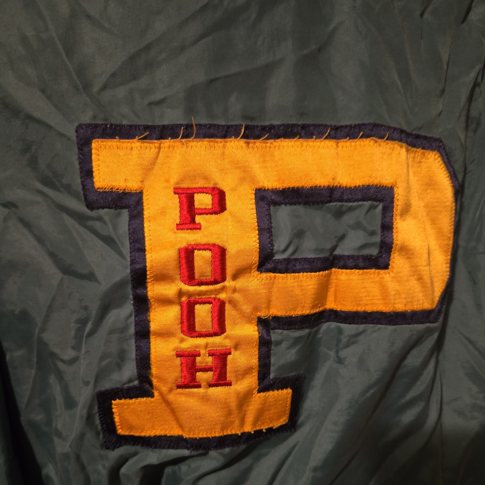 Vintage 90s Disney Store Winnie the Pooh Nylon Windbreaker Jacket Size X Large