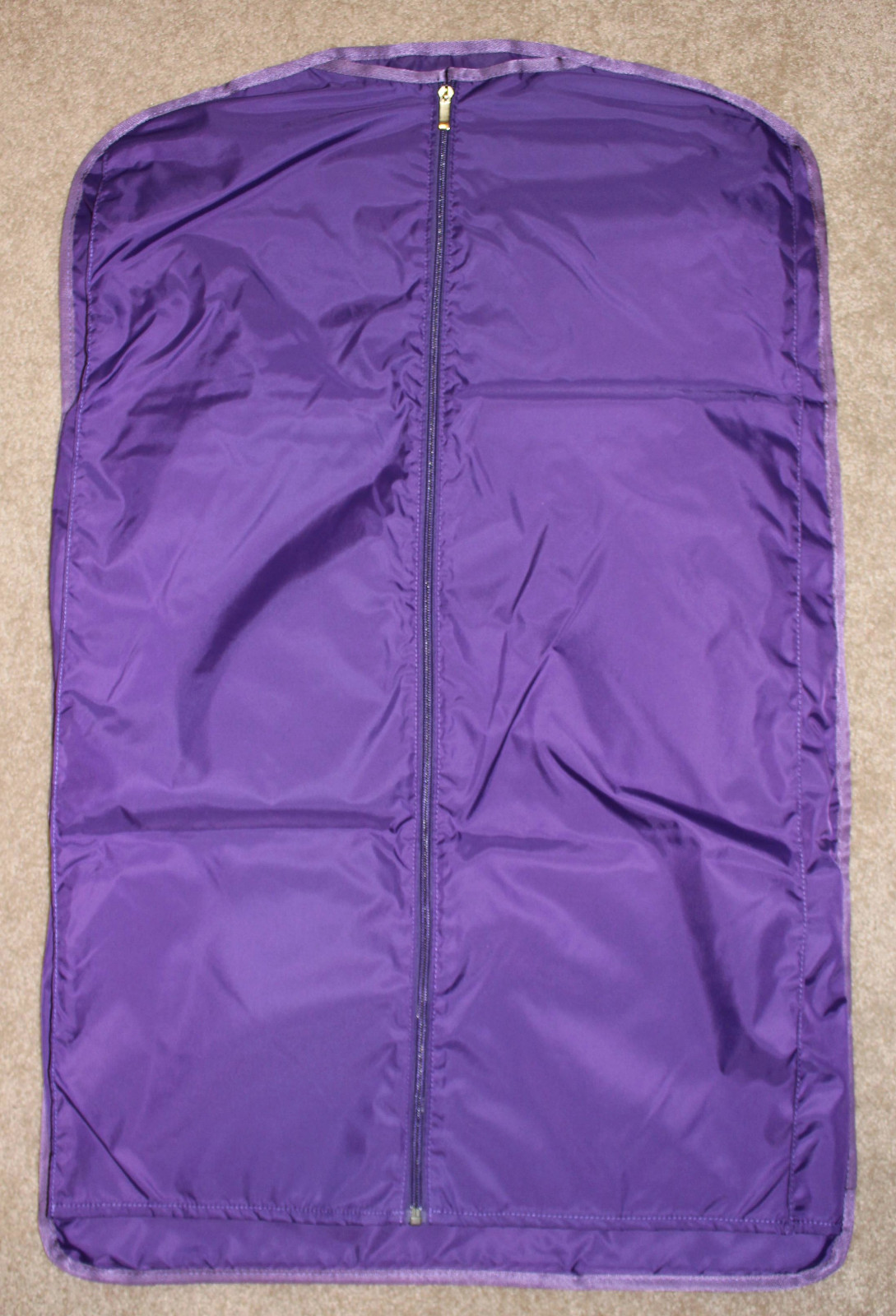 TUMI Purple Nylon Removable Zippered Suitor