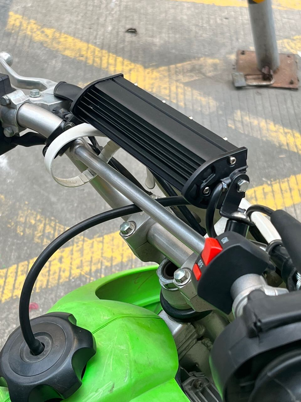 Dirt Bike LED Headlight Light Bar Kit For Honda CRF110 CR250 CRF250R CRF450R