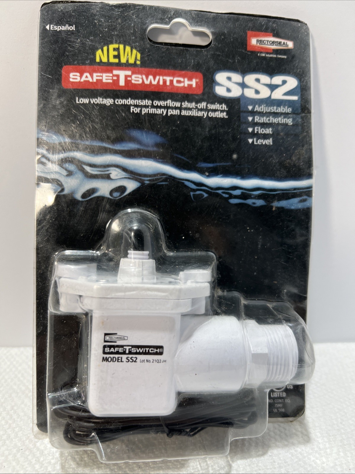Rectorseal SS2 Safe-T-Switch Low Voltage Overflow Shut Off Switch B5