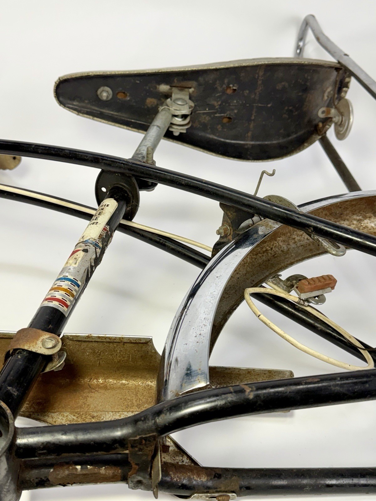 Vintage 60s AMF Westpoint 5 Speed Shifter USA Muscle Bike Dragster Banana Seat