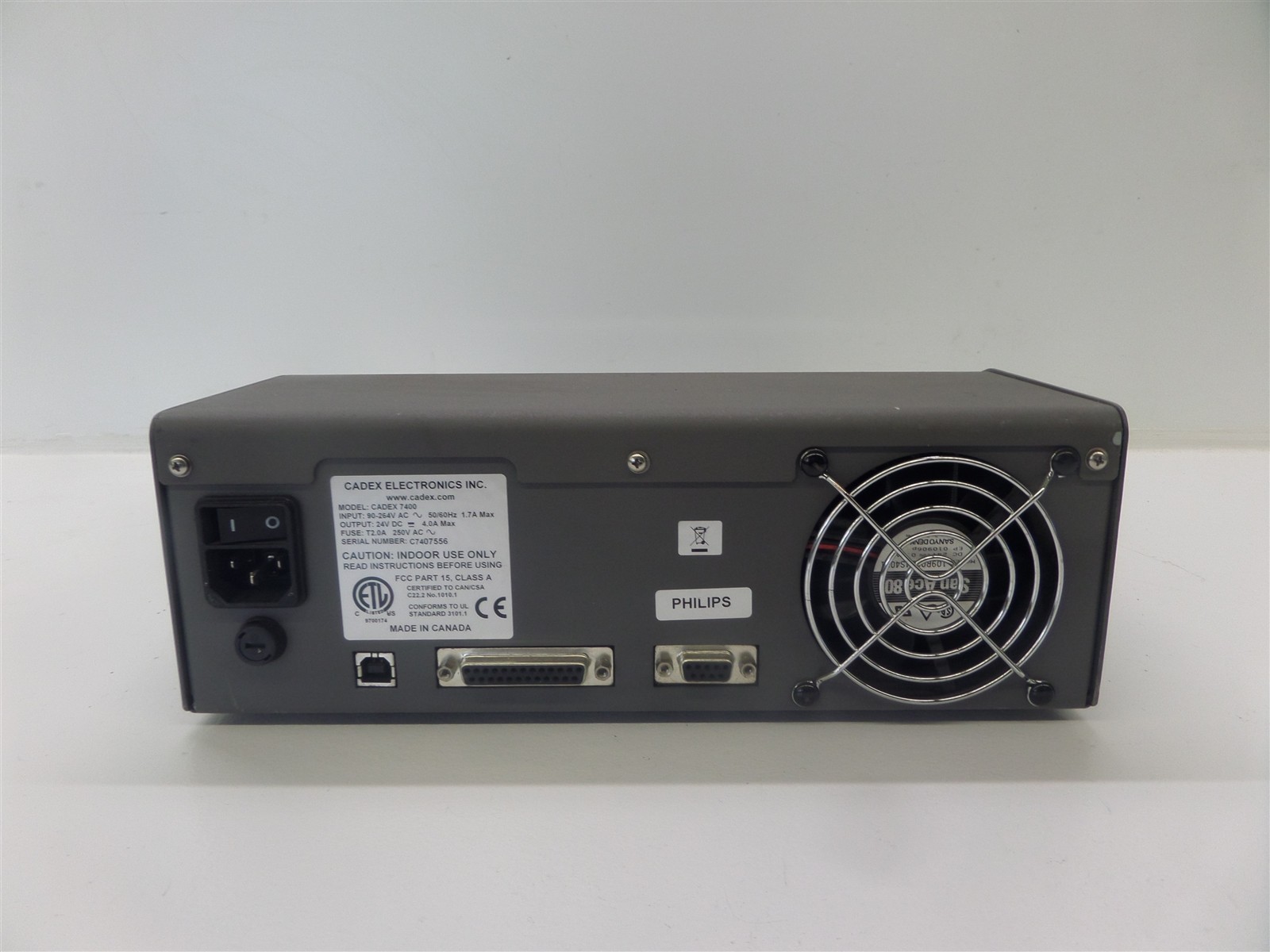 Cadex C7400 Battery Analyzer - No Battery Adapters