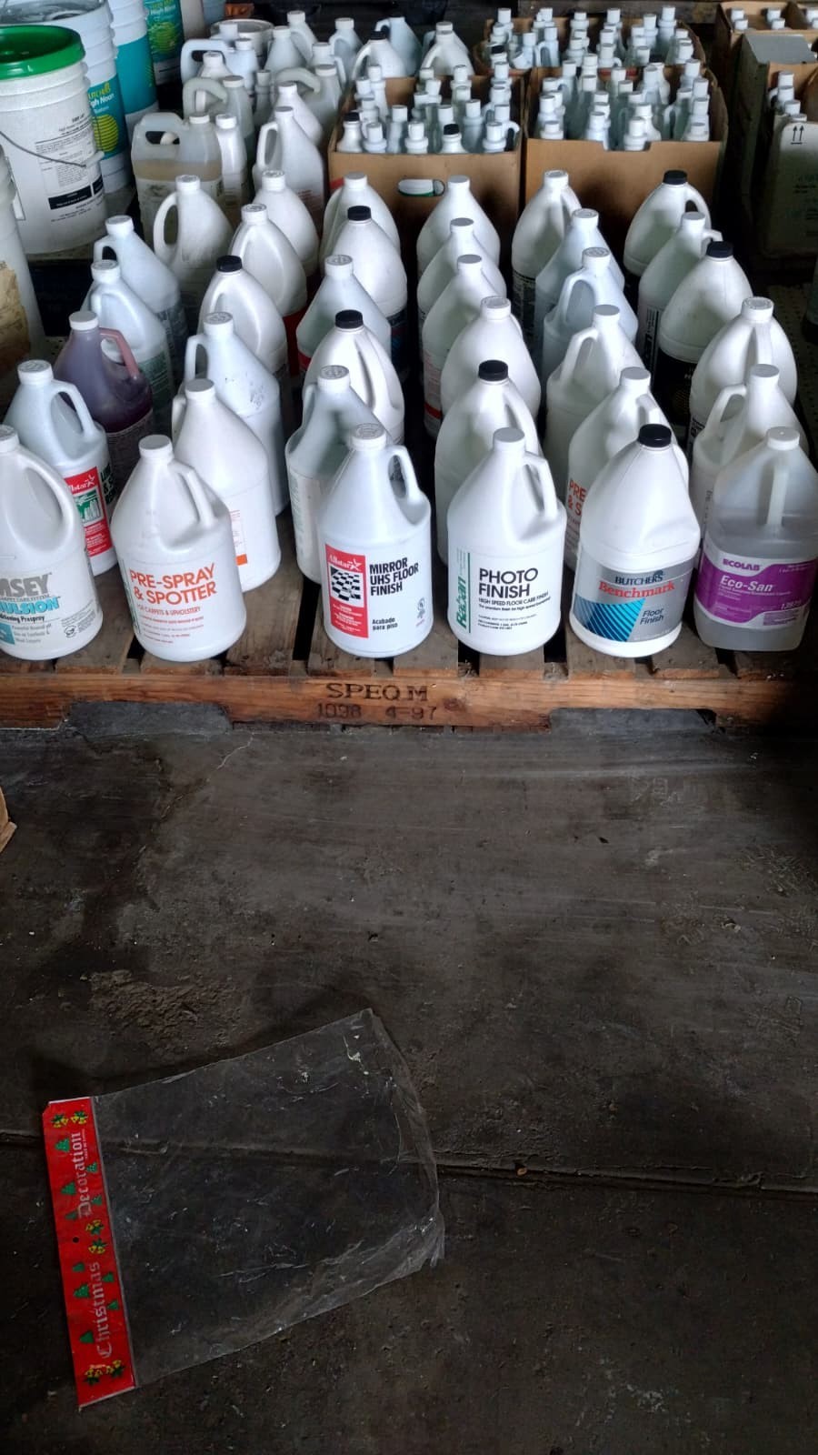 Lot of 36 Gallons – Concentrated Cleaning Products (Local Pickup Only)