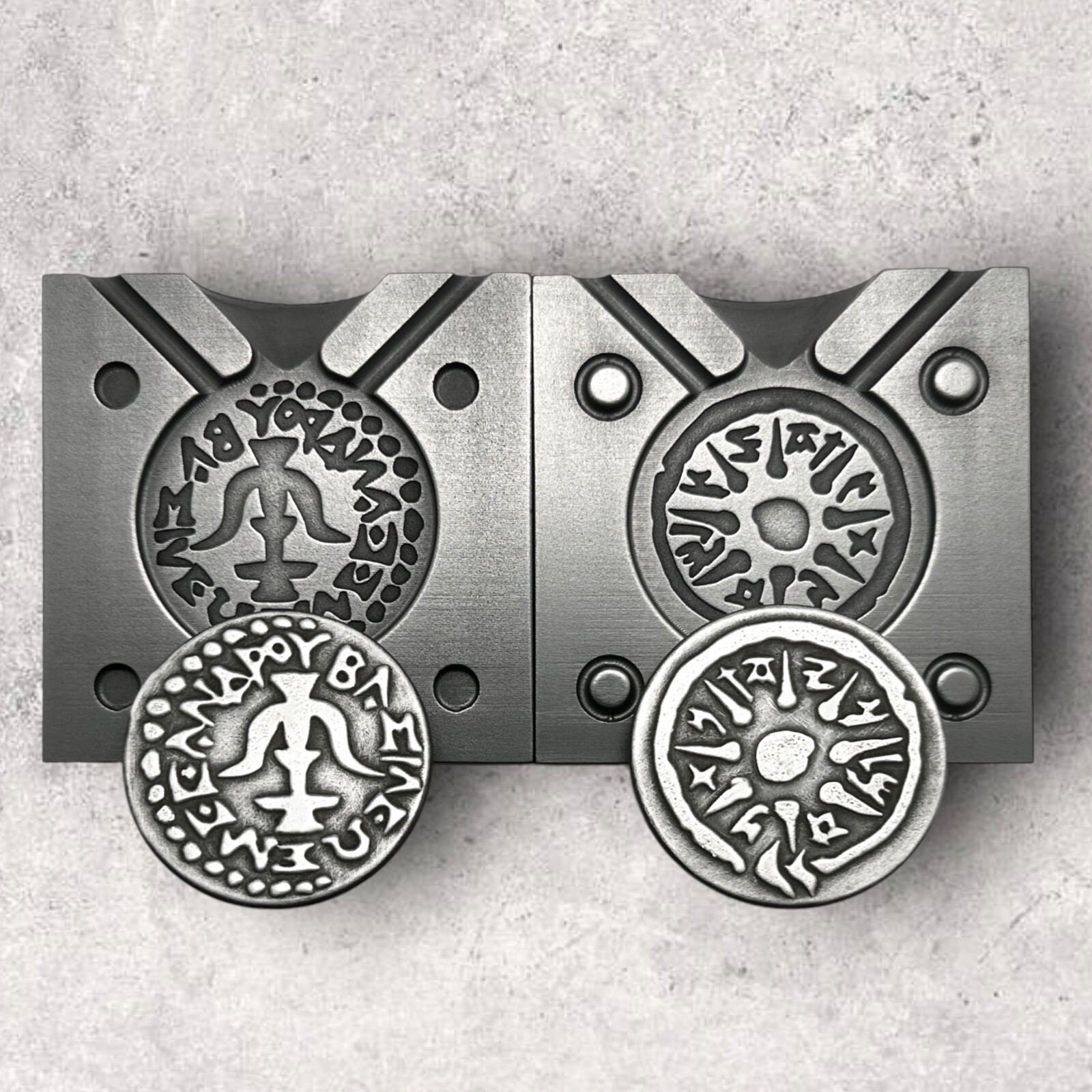 WIDOWS MITE [103 B.C.] - 2 Sided Graphite Coin Mold