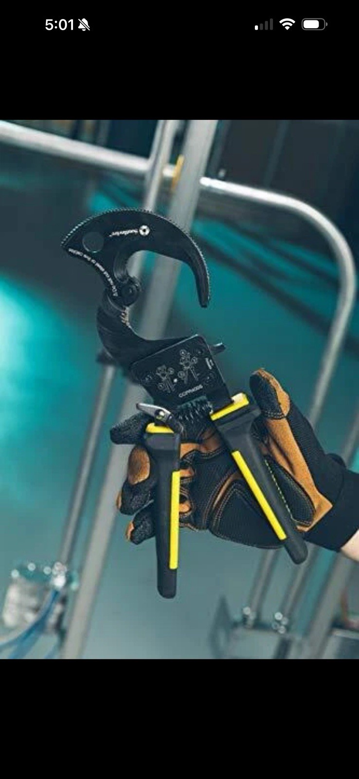 Southwire CCPR400 Heavy Duty Ratcheting Cable Cutters for 750 KCMIL Copper 10...