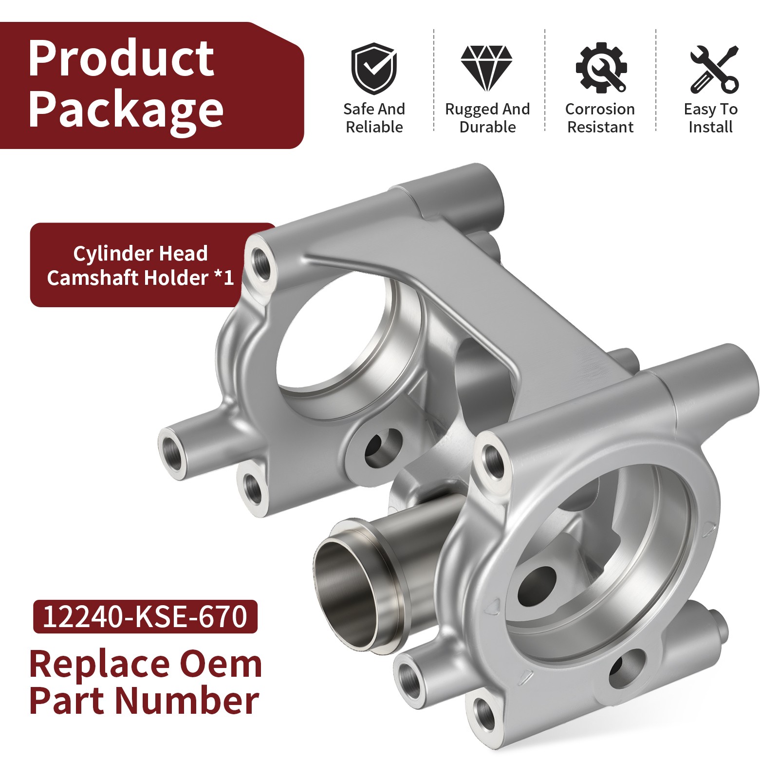 2007-2009 2012-2024 FOR HONDA CRF150R CYLINDER HEAD CAM HOLDER 12240-KSE-670 NEW