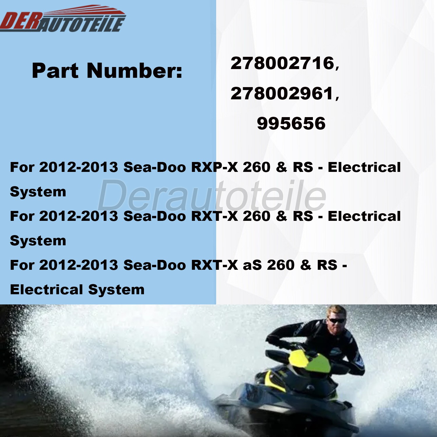 For 2012-2013 Sea-Doo RXT-X / RXP-X 260 LCD Cluster Display Gauge 278002716 NEW