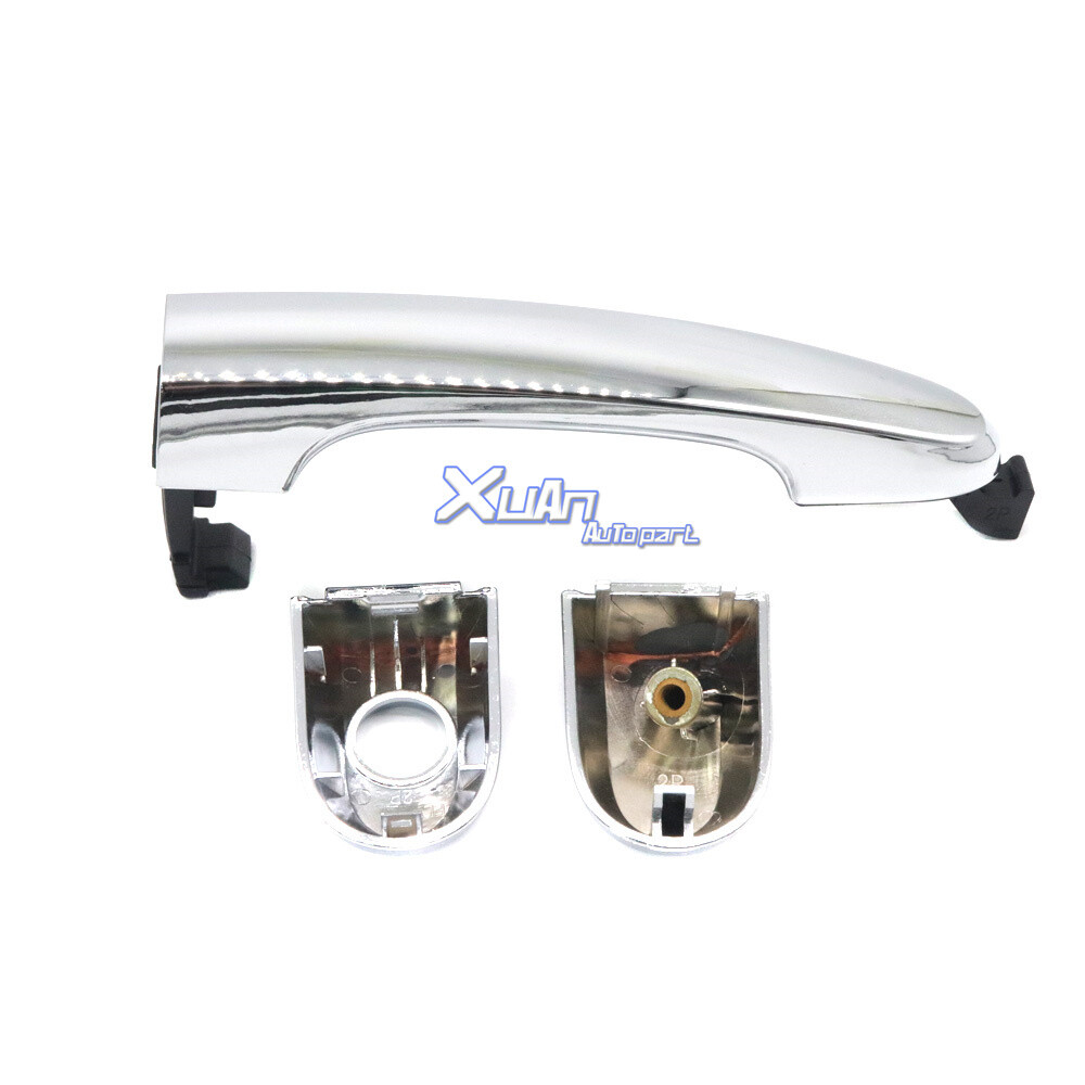 For 2011-15 Kia Sorento Chrome Outside Door Handle Left+Right Front Rear Driver