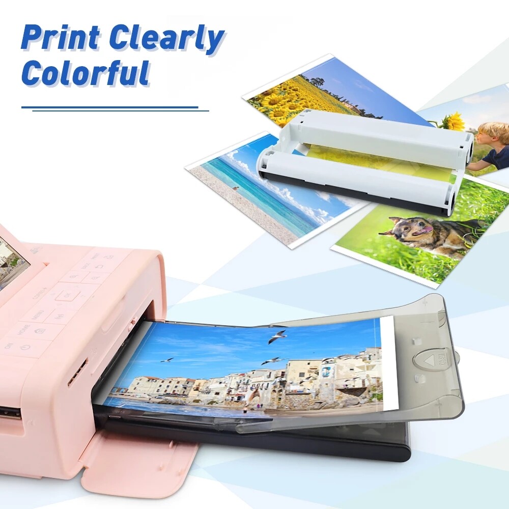 Canon KP-108IN Color Ink Paper Set 4x6 for Canon Selphy CP1300 1200 910 1500 Lot