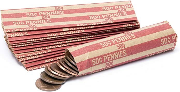*30* US Penny Wrappers FREE SHIPPING Tubes Pop Up Sleeves