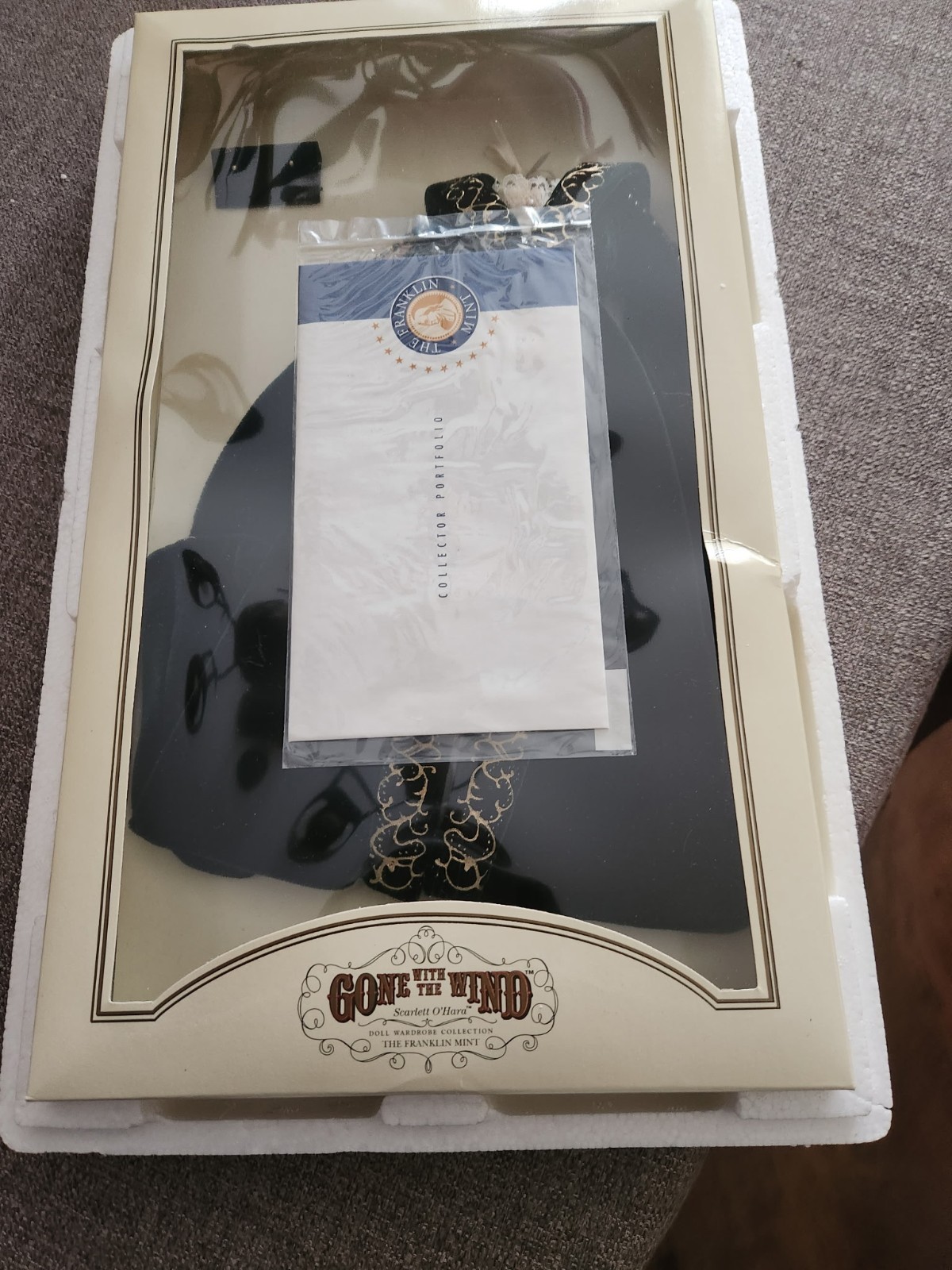 Franklin Mint Scarlett O'Hara Doll With Four Dresses