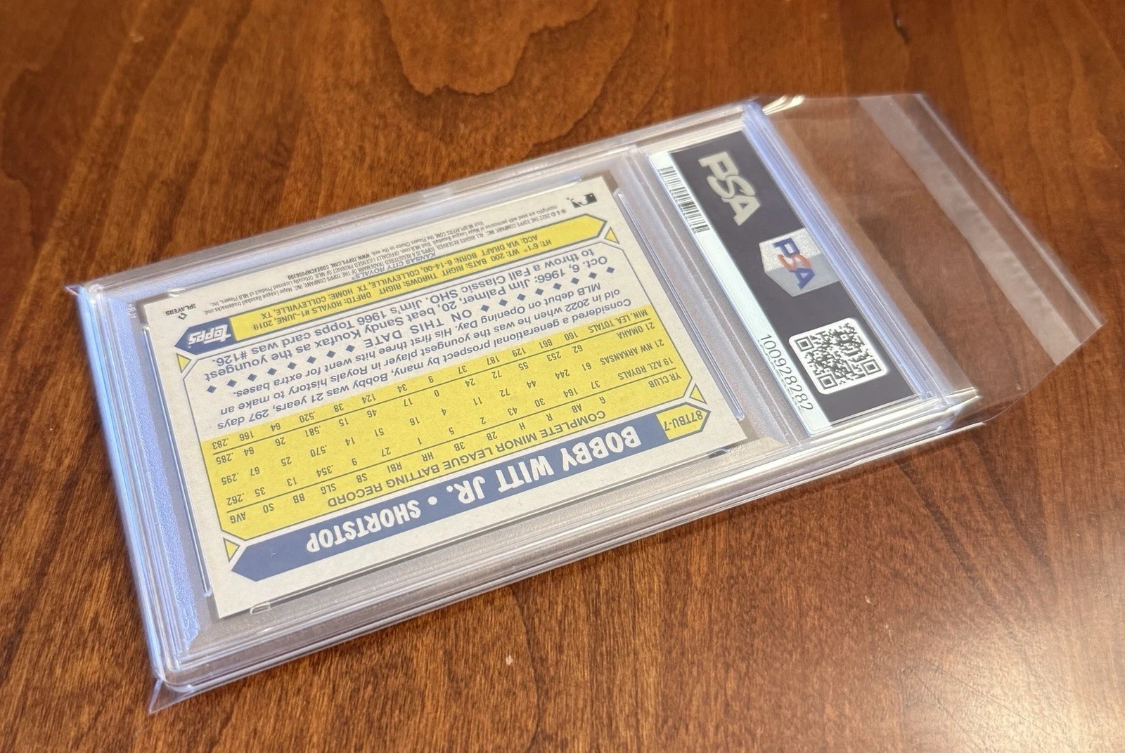 1 Pack of Graded Card Sleeves, Fits PSA Slabs (100 Per Pack)