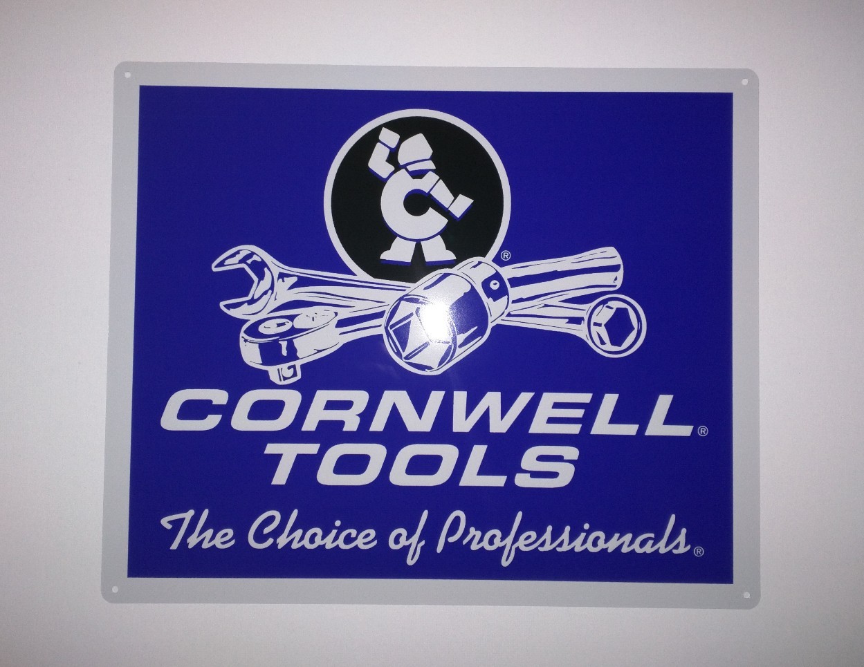 Cornwell Tools advertising metal sign Garage Shop Mancave New 10x12" 50152