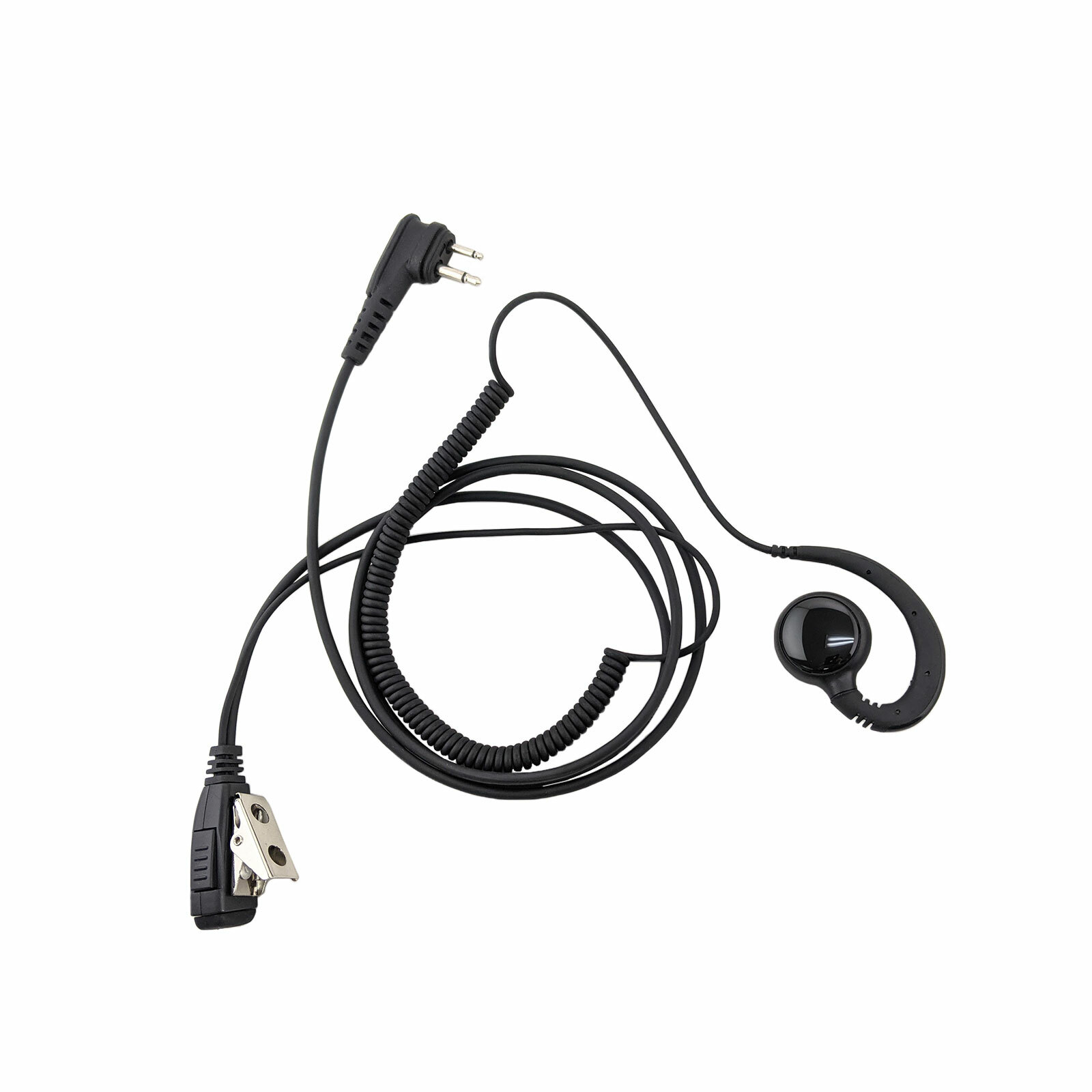Extra Long PTT Earpiece for Target & Walmart Walkie Talkie Radios (Motorola)