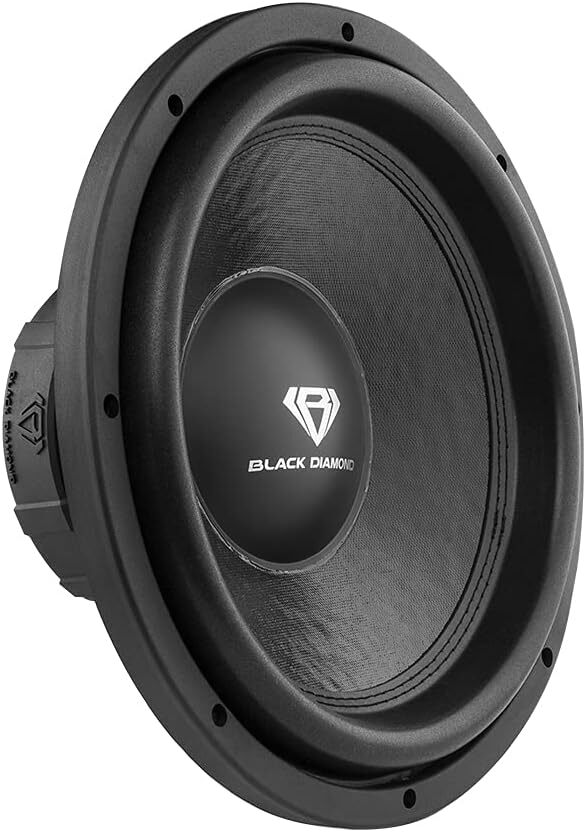 Black Diamond DIA-12S 12" Car Subwoofer 4 Ohm Single Voice Coil 500 Watts Max
