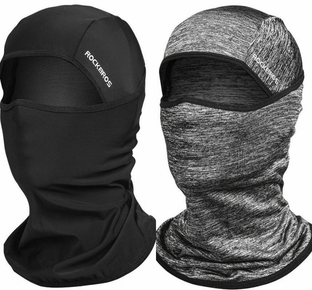 ROCKBROS Balaclava Face Mask Summer Cooling Mask Wicking Sun UV Protection 2Pcs