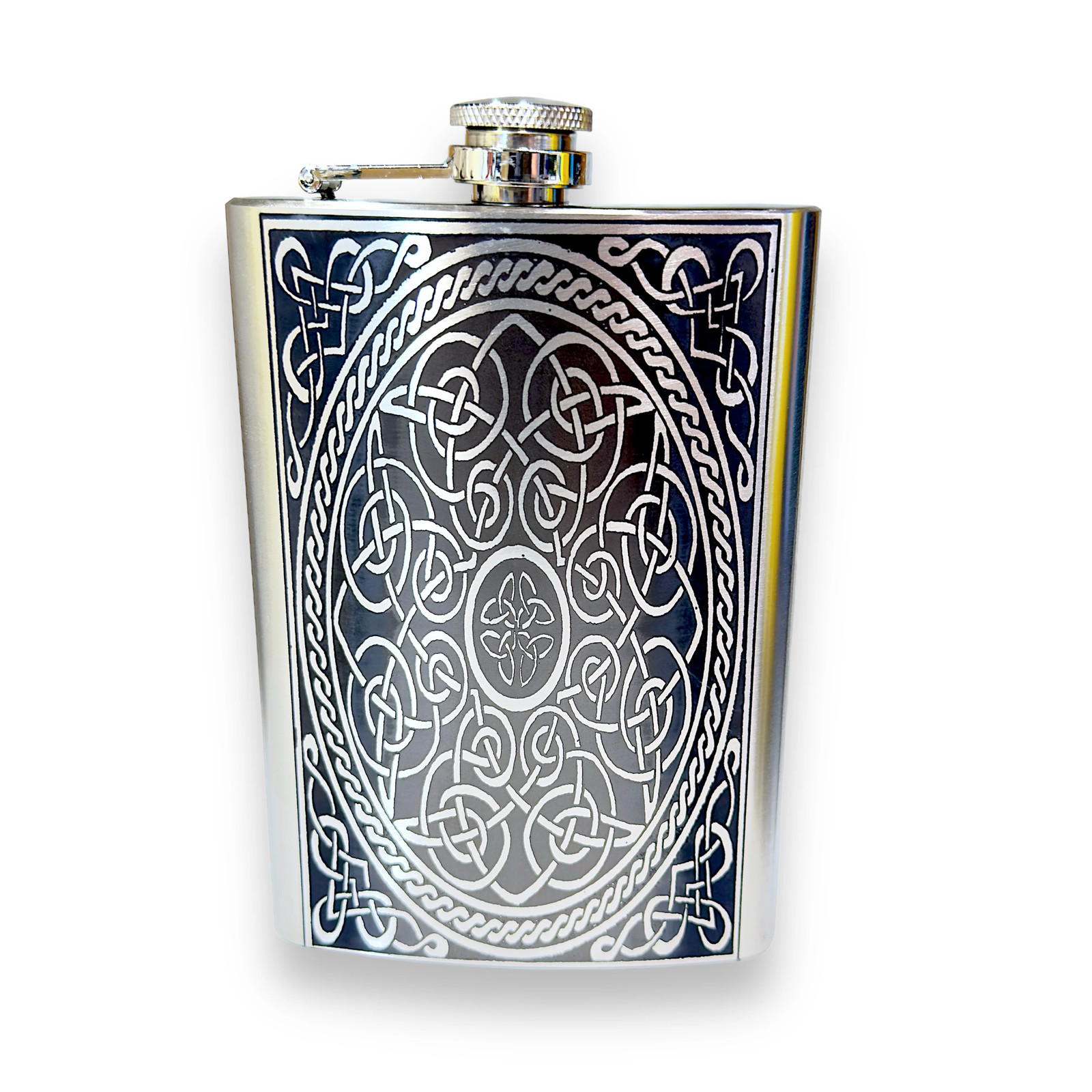 8oz Celtic Design Stainless Steel Flask