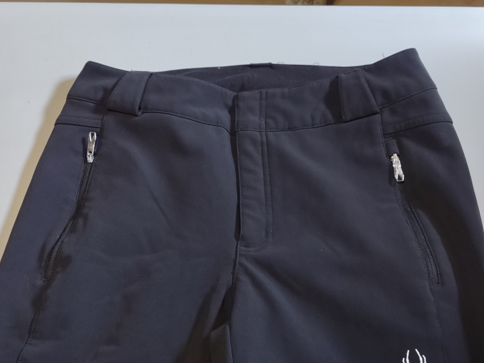 SPYDER - Winner Athletic Softshell Snow Pants - Black - Size 8