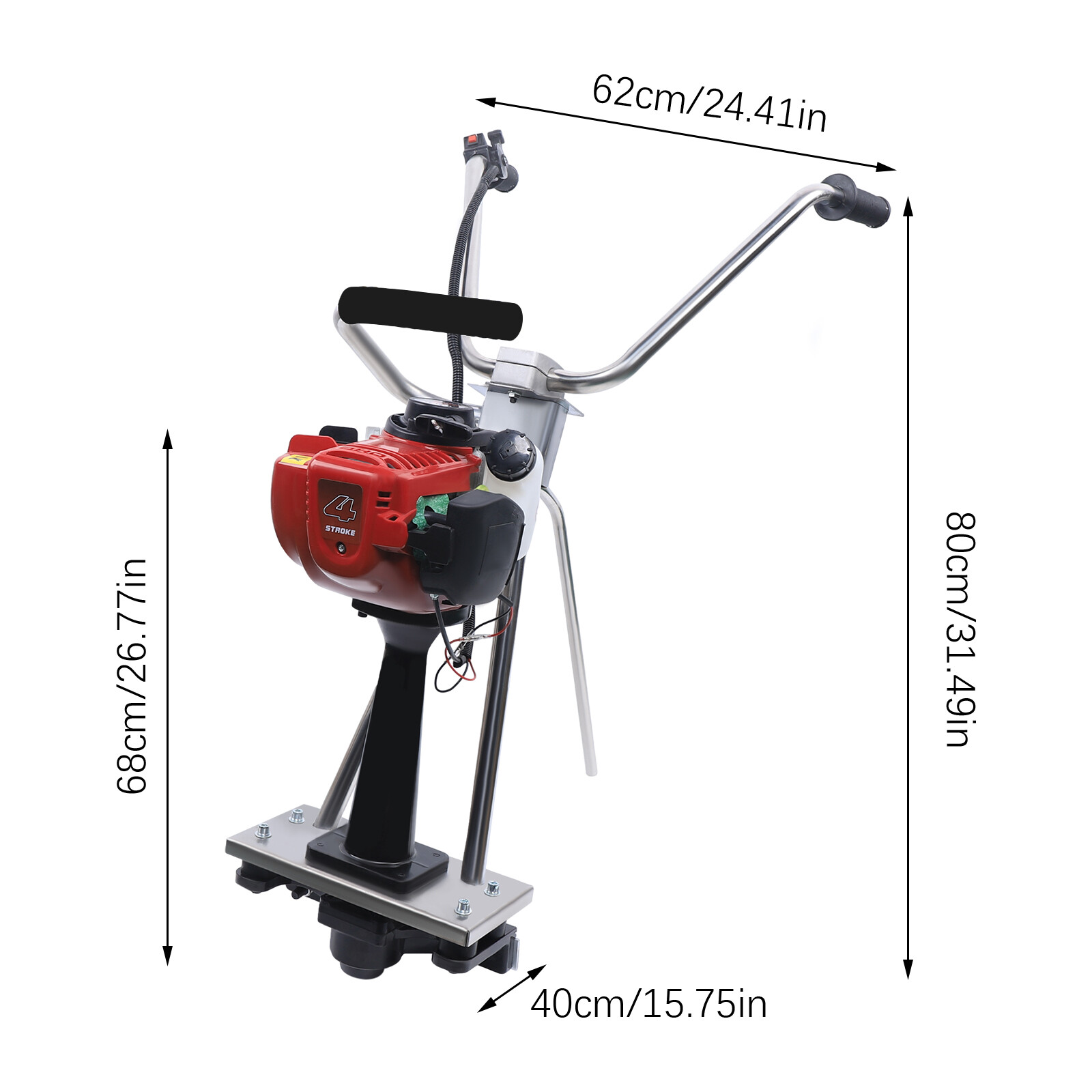 4 Stroke Gas Concrete Wet Screed Power Screed Cement Concrete Vibrating Machine