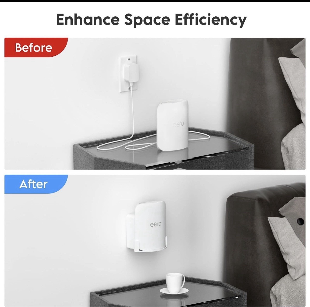 Wall Mount for eero Pro 7 Tri-band Mesh Wi-Fi 7 Router