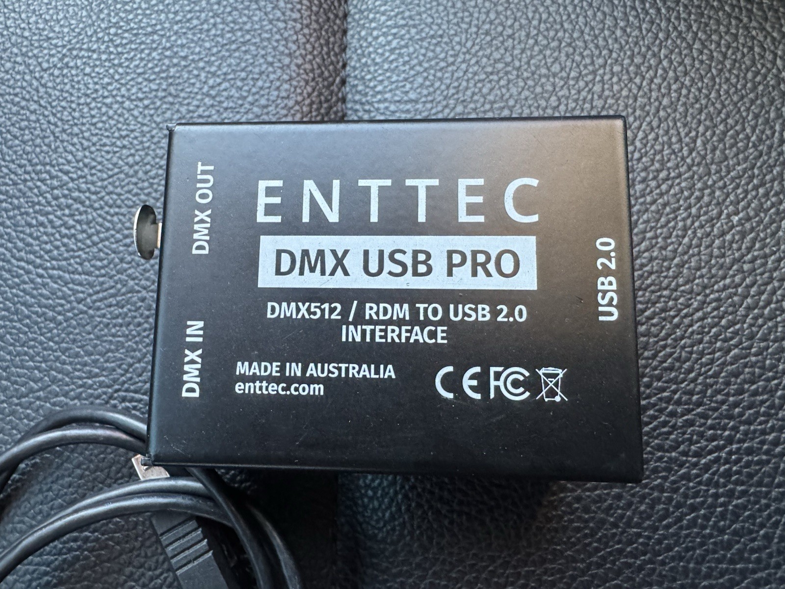 ENTTEC DMX USB Pro 512 Channel Stage Lighting USB to DMX Interface RDM 5-Pin XLR