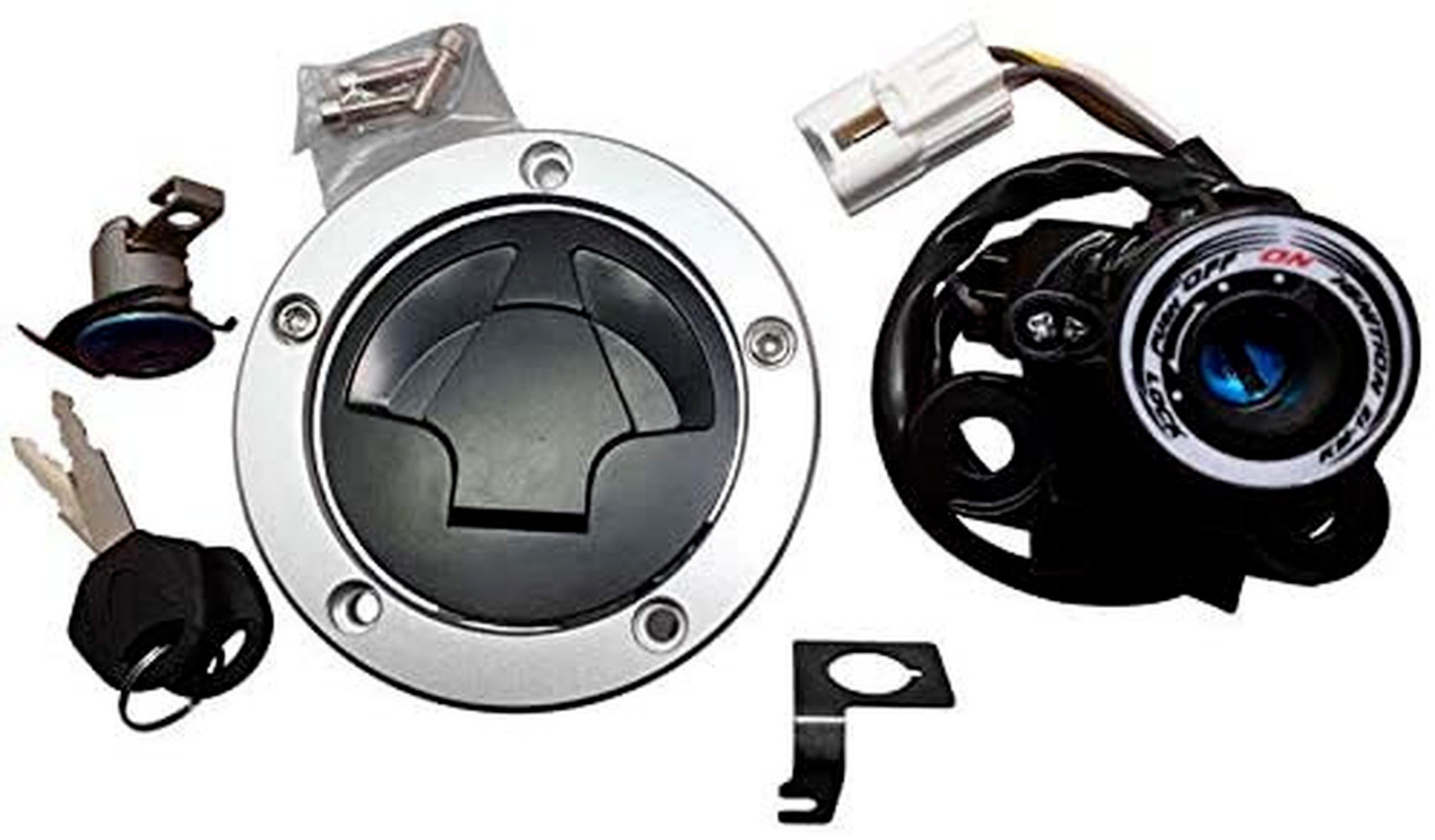 Motorcycle Ignition Switch Kit For Kawasaki Ninja Z800 ZX6R ZX600 ZX636 ZX10R