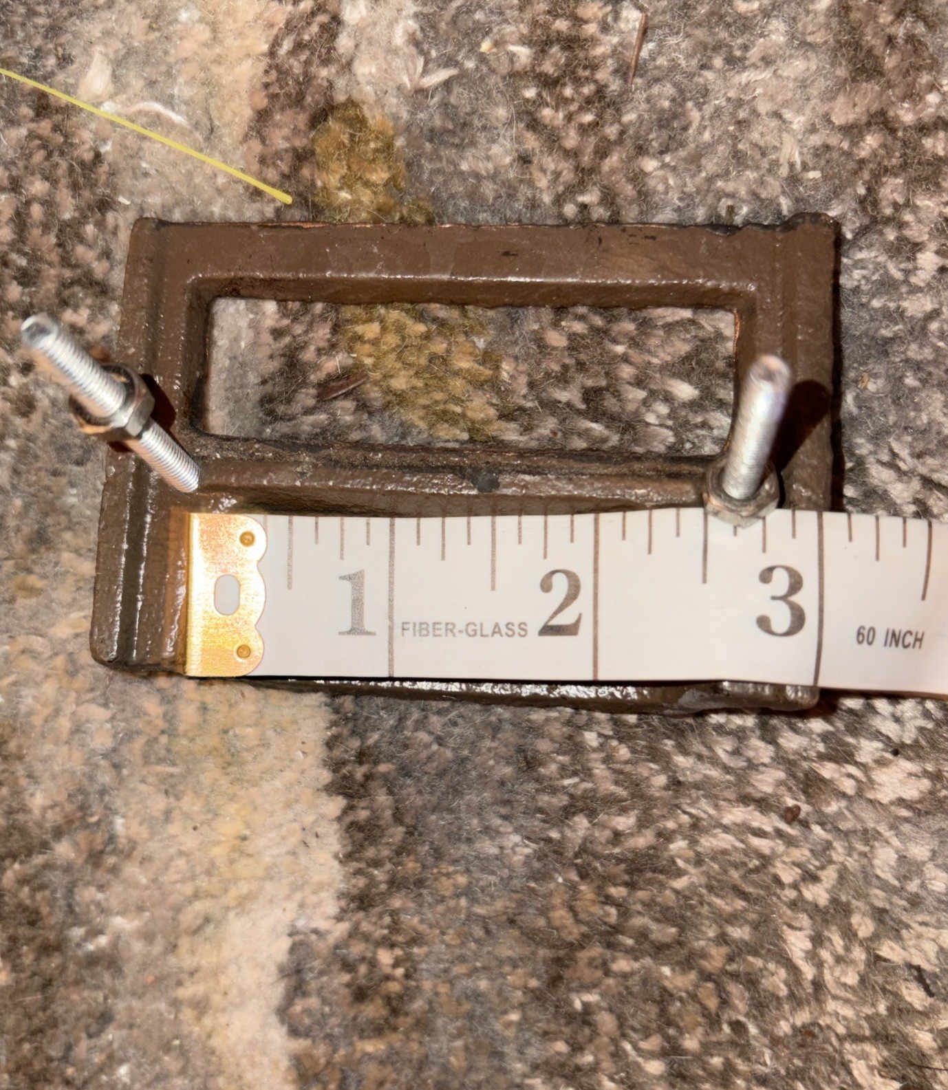 Set 4 Antique Cast Iron Bin Filing Cabinet Pulls Antique Copper Bronze