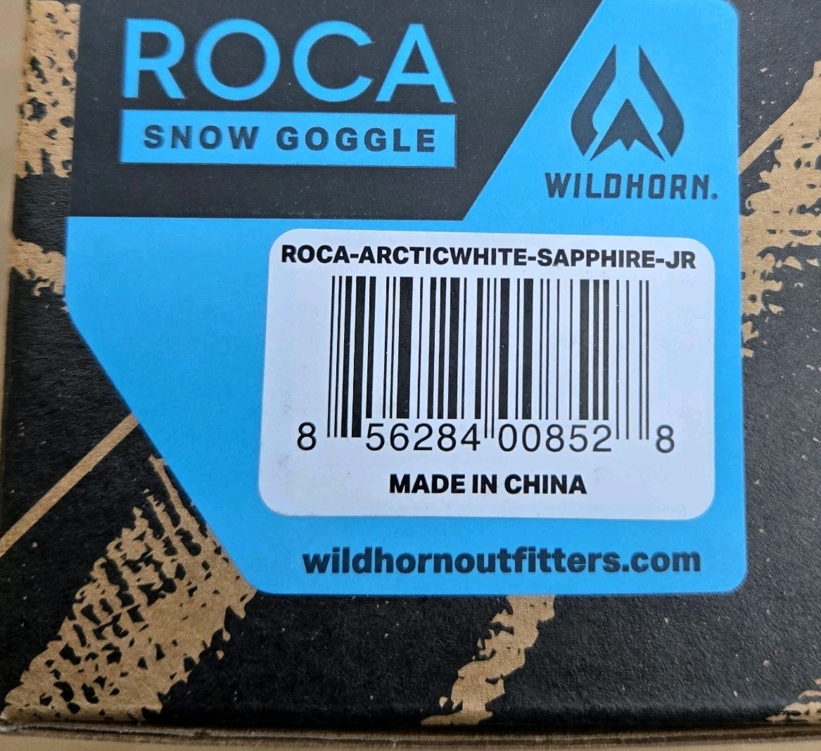 Wildhorn ROCA SNOW GOGGLE/SKI AND SNOWBOARD GOGGLES ROCA-ARTIC WHITE-SAPPHIRE-JR