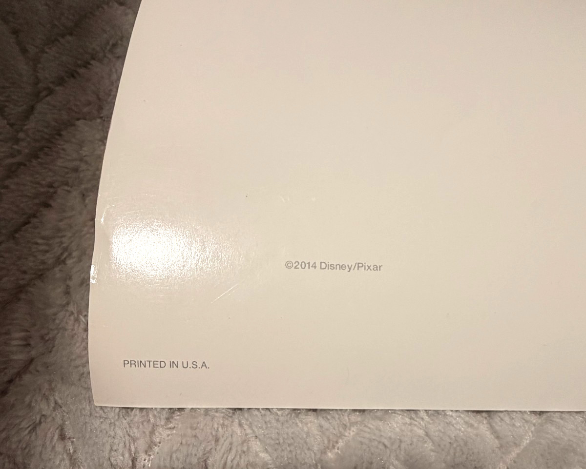 Inside Out Original Movie Theater Poster 27x40" Double Sided Disney Pixar