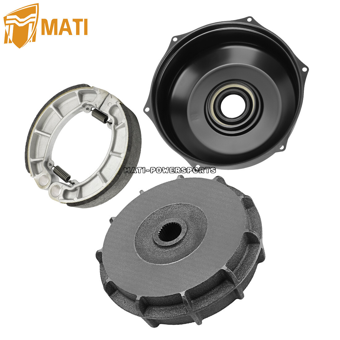 Rear Brake Plate Cover Drum Hub Seals Kit for Honda Rancher 420 Foreman 500 520