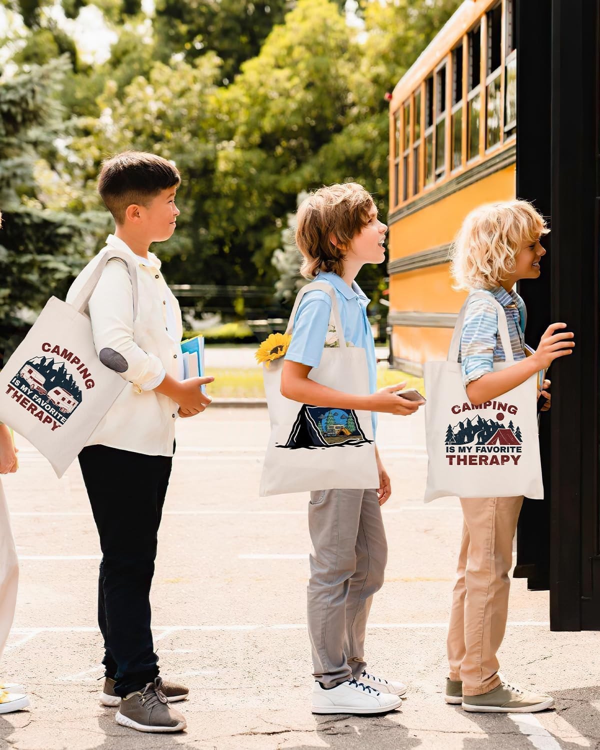 50 Pack Canvas Tote Bag Bulk Sublimation Blank Bags, 13x15 Inches