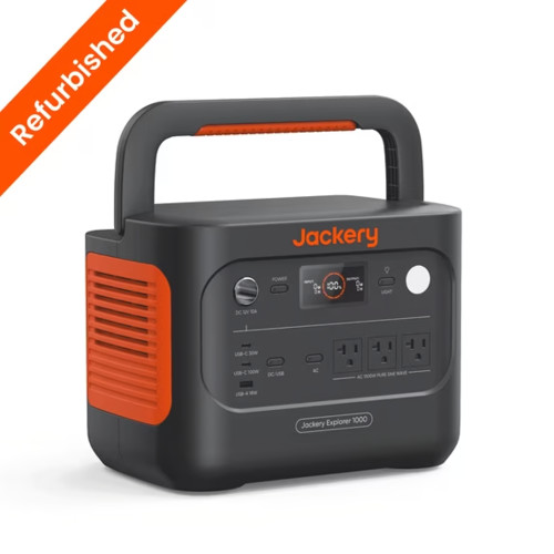 Jackery Refurbished Explorer 1000 v2 Portable Power Station,1070Wh Battery