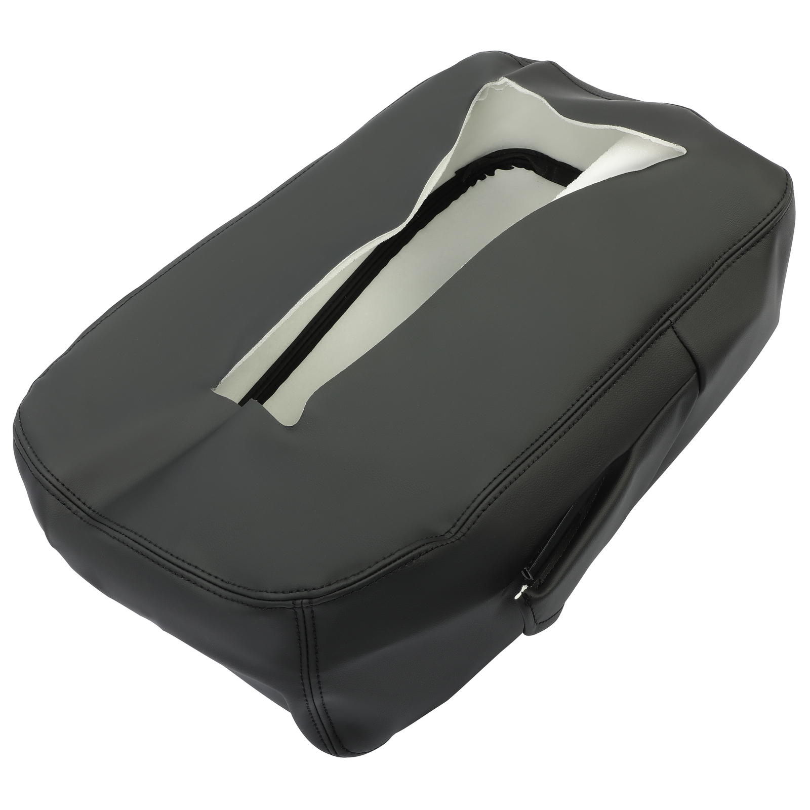 For 2007 08-14 Chevy Silverado 1500 2500 Leather Armrest Console Jump Seat Cover