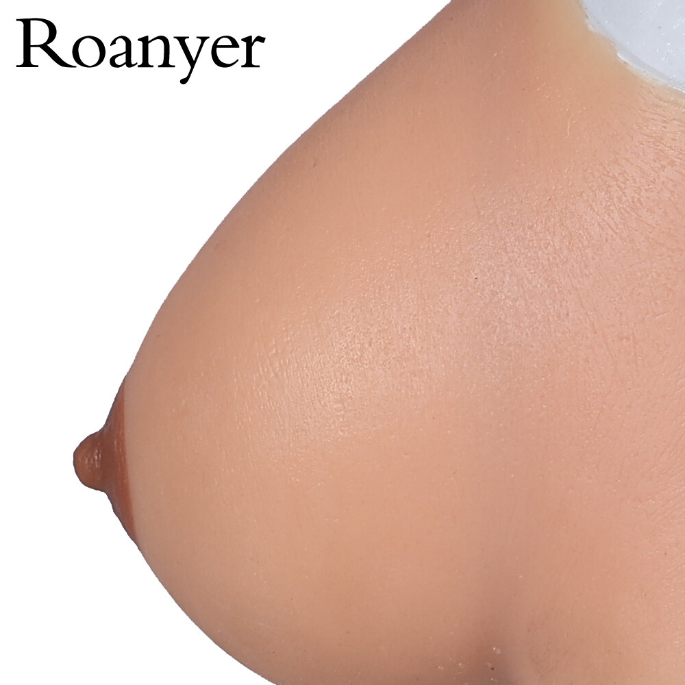 Roanyer Drag Queen Silicone D Cup Fake Boobs Breast Form Crossdresser Costume