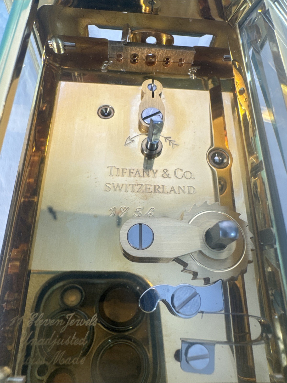 Tiffany & Co. Fine Carriage Clocks Matthew Noeman Switzerland #1754 CC