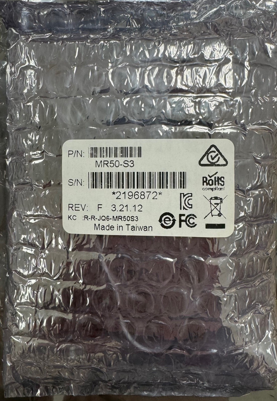 MERCURY SECURITY MR50-S3 Single Card Reader Interface Controller Board