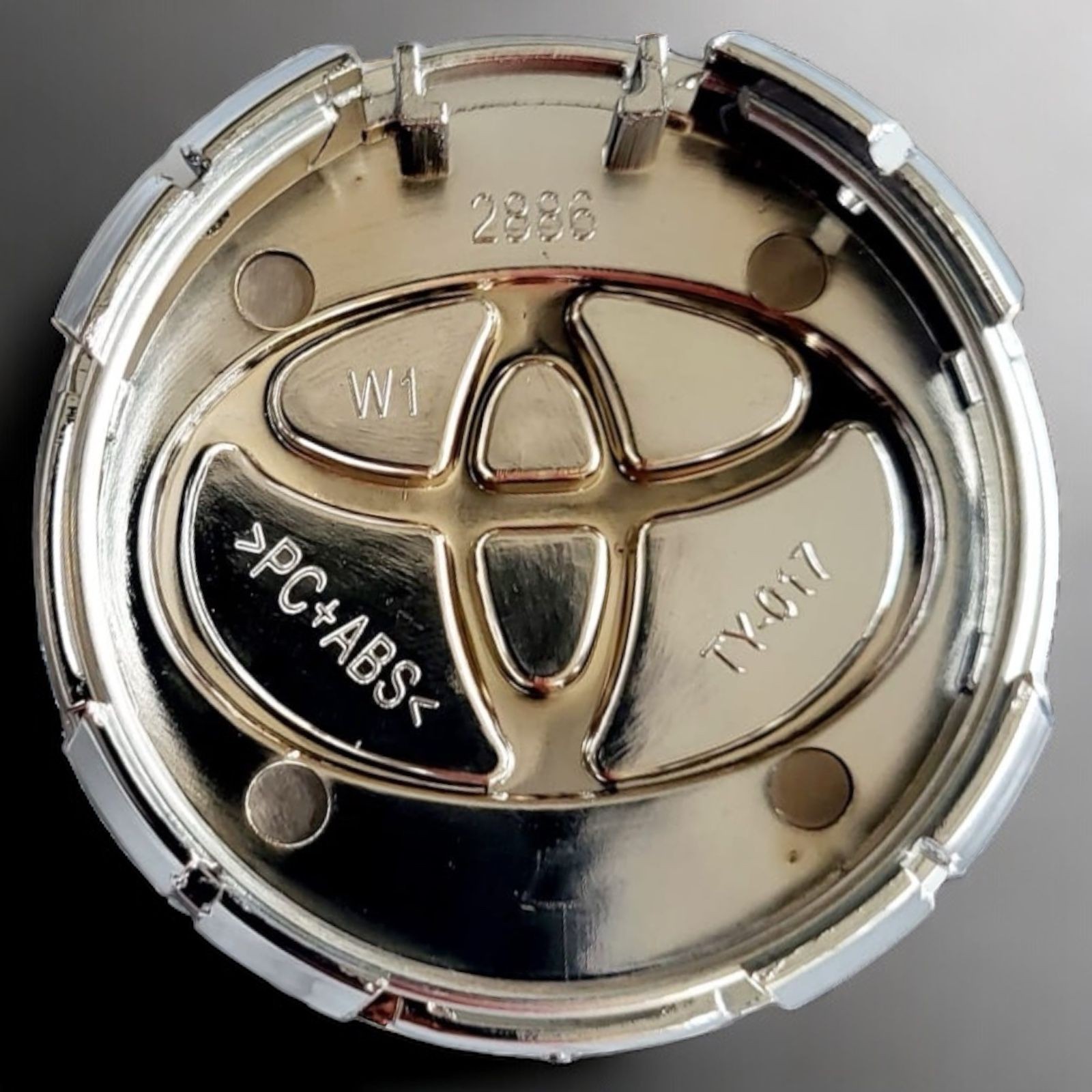 Set of 4 Toyota Wheel Center Hub Caps 57mm Chrome Logo Prius Corolla Yaris