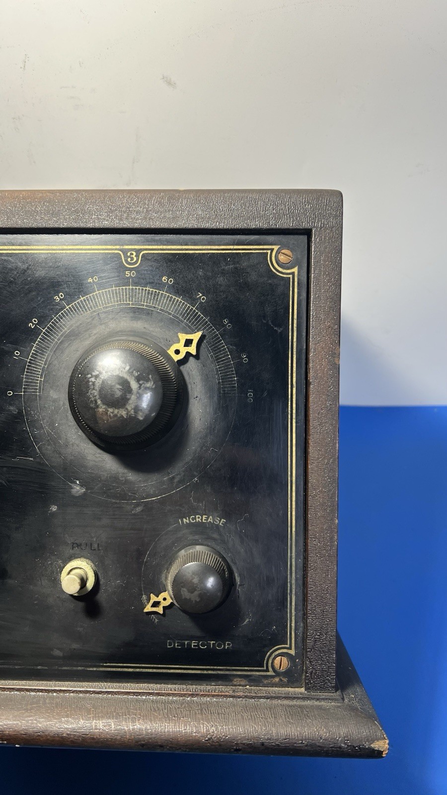 Vintage 1920s Day-Fan OEM-7 Tube Radio Receiver Untested Good Condition