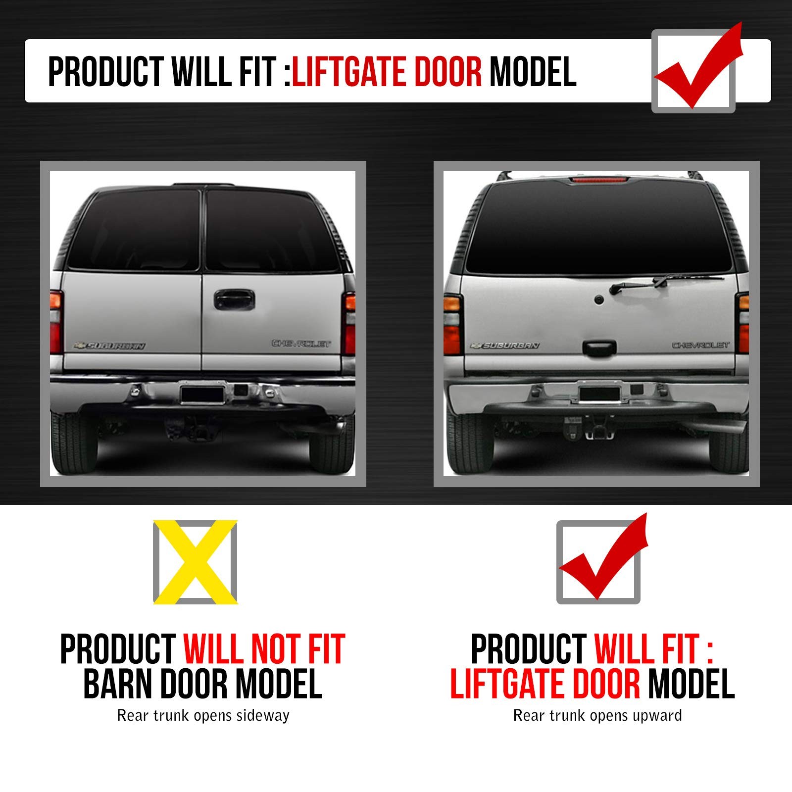 Tail Lights fit for 2000-2006 Chevy Tahoe/Suburban 1500 2500/ GMC Yukon