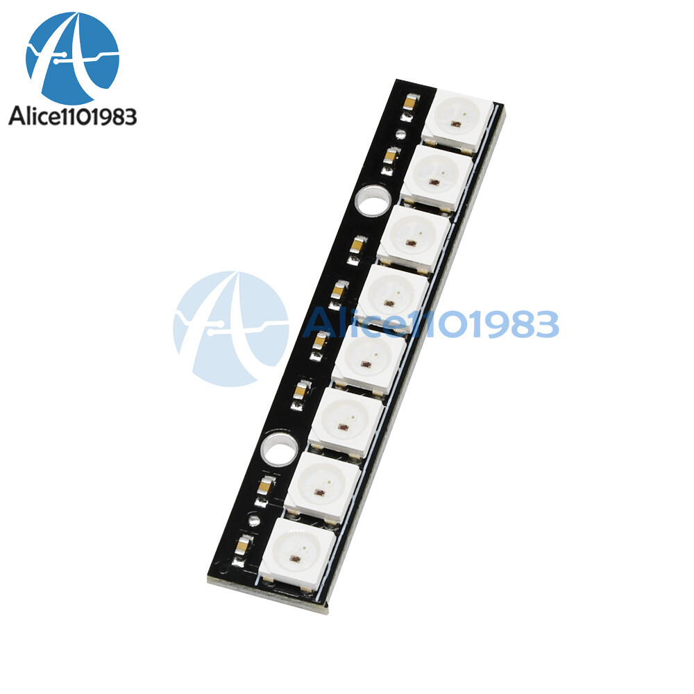 8-bit WS2812 5050 RGB LED Built-in Full-color Driver Development Board Light