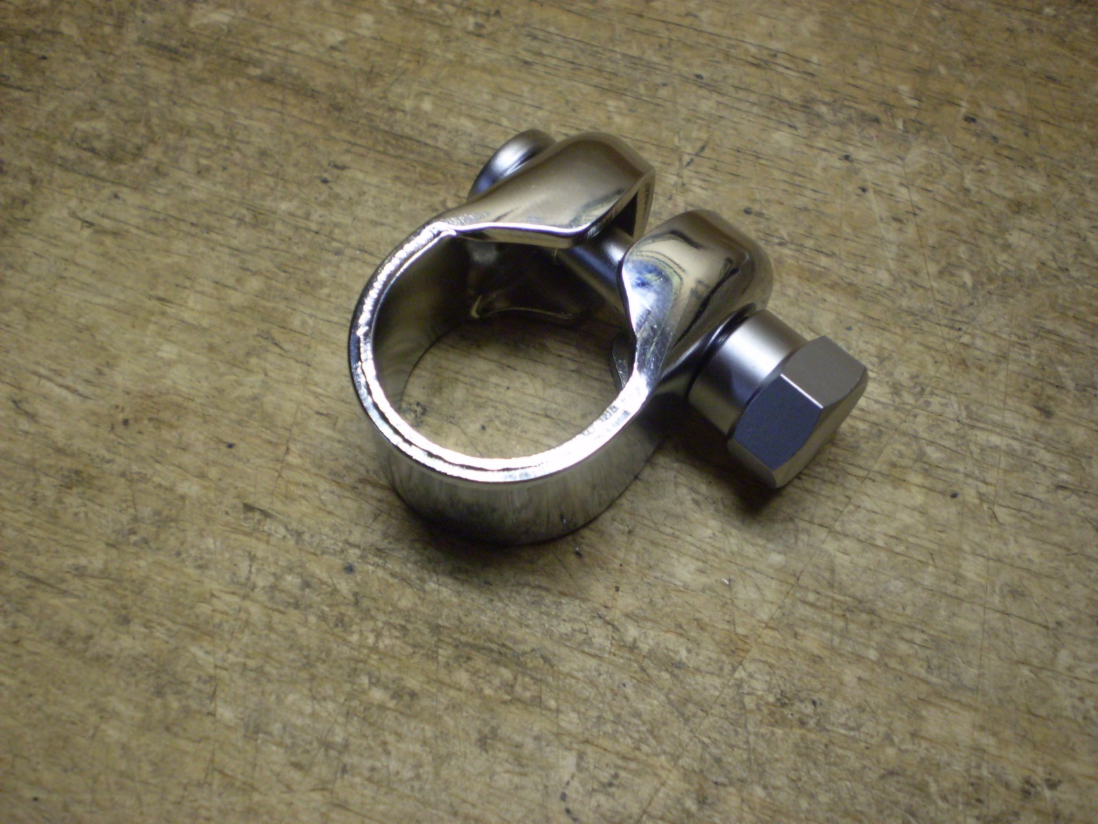 Mint Schwinn Approved Bicycle Chromed Seat Post Clamp & S Bolt 1967 & Later