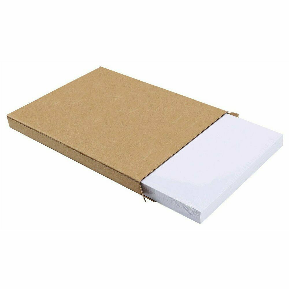 50-1000 Shipping Labels Half Sheets Blank 8.5" x 5.5" Self Adhesive 2 Per Sheet